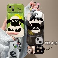 guohongzhilianjiaoyukej เคสโทรศัพท์มือถือ กันกระแทก พร้อมกระจก สําหรับ Iphone 12 13 14 7 8 SE2020 XR XS