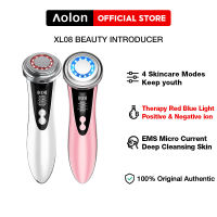 Aolon XL08 5 ใน 1 การทำความสะอาดใบหน้าอย่างลึกล้ำการนวดด้วยเสียงอึกทึกคร่ำครวญและการบำบัดด้วยแสงการดูแลผิวการดูแลผิวหน้าความงามใบหน้านวดใบหน้าการนวดผิวฟื้นฟูสภาพความถี่วิทยุ