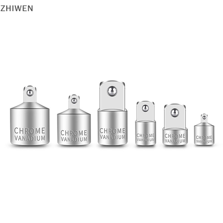 zhiwen-อะแดปเตอร์1ซ็อกเก็ตพีซีเหล็กวาเนเดียมโครเมี่ยมประแจหัวขับเคลื่อน1-2-3-8-1-4-cr-v-สำหรับรถยนต์จักรยานโรงรถเครื่องมือซ่อมแซมบ้าน
