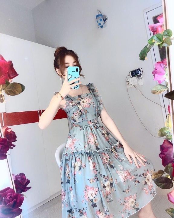 50+ Mẫu đầm suông vải voan phong cách Hàn Quốc đẹp nhất 2023 – Cardina
