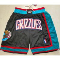 Memphis Grizzlies 【 4 Styles】Nba Shorts Black Pockets And Other Styles Basketball Sports Shorts