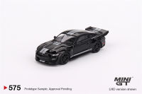 Mini GT 1:64 Shelby แนวคิดงูมังกร GT500รถโมเดล Diecast สีดำ LHD