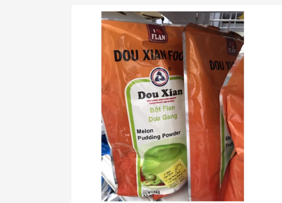 Bột pudding đủ vị hàng huy douxian tách lẻ túi 50g - ảnh sản phẩm 1
