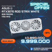 Card màn hình ASUS RTX 3070 ROG STRIX WHITE