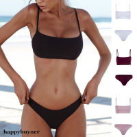 Happybuyner Hirigin ชุดบิกินี่ชุดว่ายน้ำสตรีใหม่ดันเบาะบราซิล Beachwear Biquini ชุดว่ายน้ำผู้หญิงชุดว่ายน้ำ