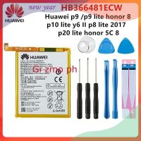 2021ปี100% Original Huawei HB366481ECW สำหรับ HUAWEI P9/P9 Lite Honor 8 P10 Lite Y6C P8 Lite 2017 P20 Lite Honor 5C G9