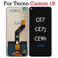 100 Tested Black 6.8 inch Full LCD Display Touch Screen Digitizer Assembly Panel Replacement For Tecno Camon 16 CE7 CE7j CE9h