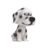 Mini 3D Car Dashboard Toys Car Ornament Nodding Dog Shaking Decoration Auto Interior Accessory Puppy Head Huskie Gift Bobblehead K3Y0