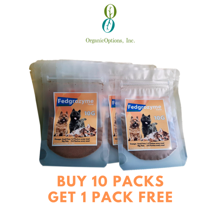 Fedgrozyme Enzyme for Pets Poop Odor Eliminator 10g Lazada PH