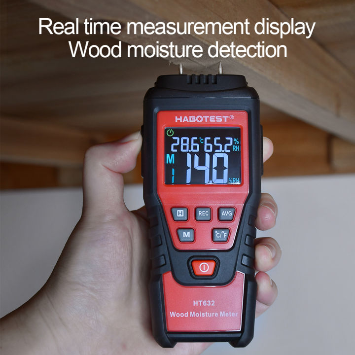 habotest-ht632-เครื่องวัดความชื้น-wood-humidity-meter-ผนังคอนกรีต-อิฐซีเมนต์-digital-humidity-meter-เครื่องวัดความชื้น