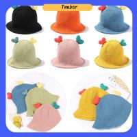 TEABSR หมวกสำหรับเด็กหมวกหมวกไหมพรมสำหรับเด็กกลางแจ้งน่ารักสำหรับฤดูหนาวหมวกเด็กอ่อนหมวกแก๊ปลายหัวใจ