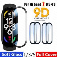 Película protectora de pantalla para Xiaomi Mi Band 7 6 5 y 4 funda protectora suave para reloj inteligente Mi Band 7Pro pulsera sin correa de vidrio