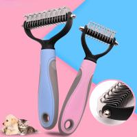 Pets Fur Knot Cutter Dog Grooming Shedding Tools Cat Hair Removal Comb Brush Double Sided Products Suppliers Dog Accessories