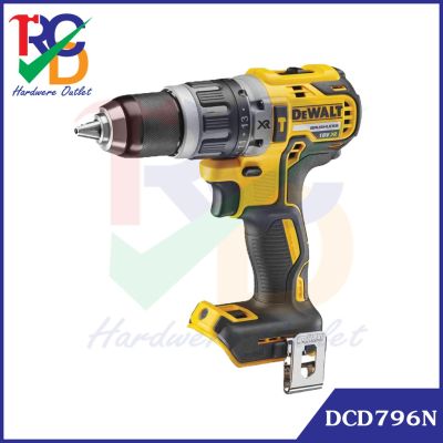 DEWALT DCD796N สว่านกระแทกไร้สาย 18V. แรงบิด 70NM. เครื่องเปล่า ไม่รวมแบตเตอร์รี่ รับประกันศูนย์ 3 ปี