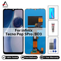 100% ทดสอบสำหรับ Tecno Pop 5Pro BD3จอแสดงผล LCD Touch Screen Touch Digitizer Assembly คุณภาพสูงแผงสัมผัสอะไหล่ไม่มี Dead Pixel + เครื่องมือฟรี