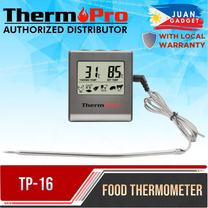 ThermoPro TP-16 Digital Thermometer For Oven Smoker Candy Liquid