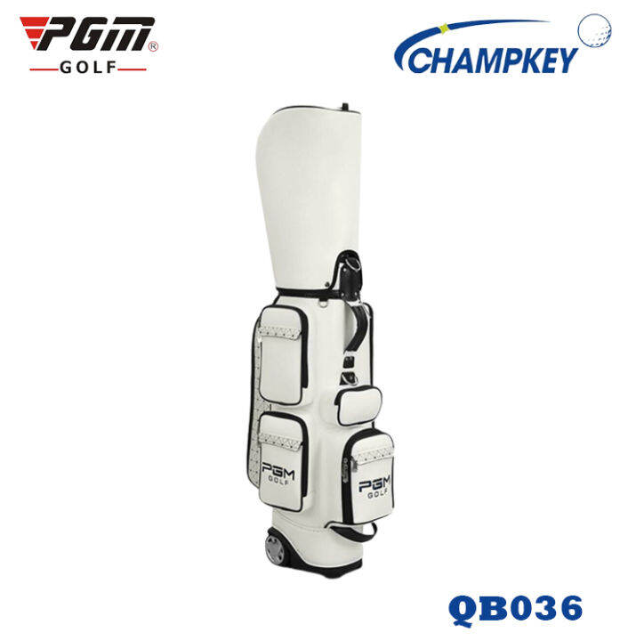 champkey-ถุงกอล์ฟ-pgm-จุของได้เยอะ-qb036-แข็งแรง-ทนทาน-มีสีขาวให้เลือก-golf-bag