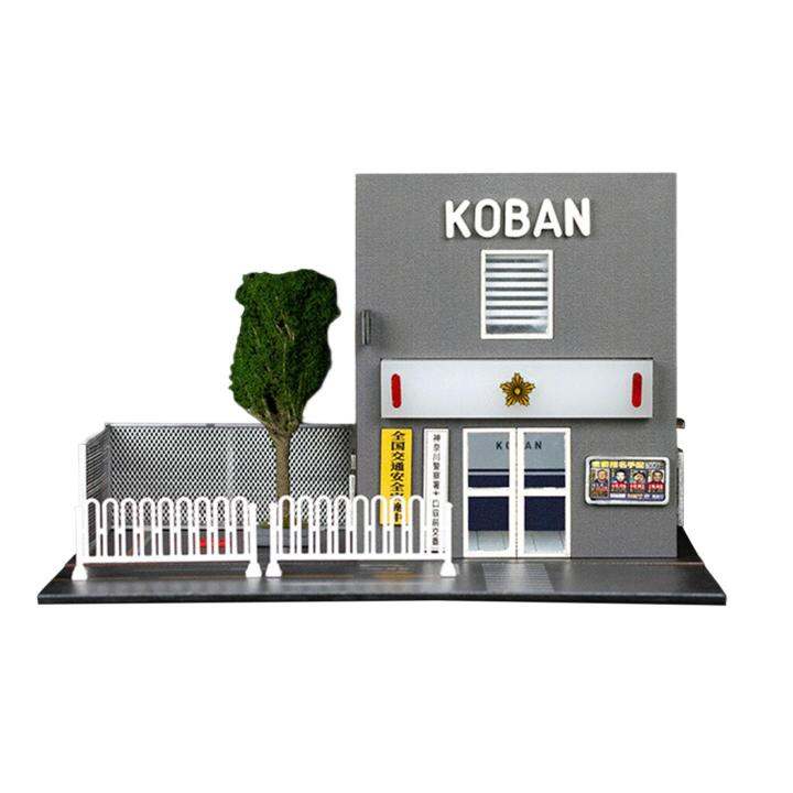 ชุดไดออรามาชุดโมเดล-koban-1-64ชุดชั้นวางรถ-diecast-diy-สำหรับบ้านตุ๊กตาอุปกรณ์เสริมยานพาหนะการจัดวางรถไฟแบบจำลองการจัดเก็บแบบจำลอง