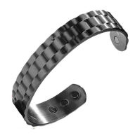 Tidal Current Magnetic Therapy Bracelet Power Bracelet Multifunctional Grid Design Personality Fashion