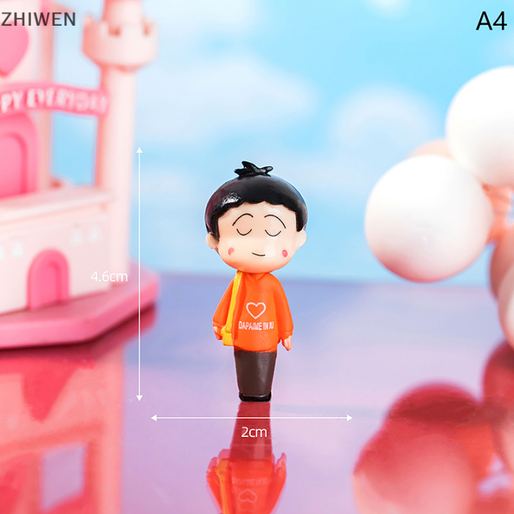 zhiwen-1ชิ้นรูปปั้นนางฟ้าและสวนตุ๊กตาจิ๋วน่ารัก-รูปปั้นประดับสวนขวดบ้านตุ๊กตา-diy-ของตกแต่งสวนภูมิทัศน์ขนาดเล็ก
