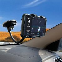 Universal 360° Rotating Car Phone Holder Windshield Dashboard Mount Car Holder GPS Phone Stands Automobile Interior Accessories Car Mounts