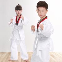 ชุดโดบ็อกกสำหรับเด็กชุดเครื่องแบบ Gi คาราเต้ยูโดชุดเทควันโดสีขาว2022 TKD