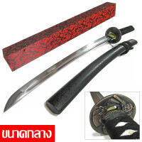 JAPAN คาตานะ ญี่ปุ่น Wakizash Tanto Sweord Samurai Ninja Yakuza Warrior Sabre Hamon Edo Gift ฮาม่อน ซามูไร นินจา ยากูซ่า วากิซาชิ ทันโตะ เอโดะ โอดาจิ ทาจิ สึรุงิ คะตะนะ นักรบ โบราณ กระบี่ แถม ถุงผ้าและแท่นวาง ของขวัญ ของสะสมหายาก แข็งแรงทนทาน