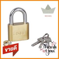 กุญแจลูกปืน AZLE 50 SB 50 มม. สีทองเหลืองขัดเงาPADLOCK AZLE 50 SB 50MM POLISHED BRASS **บริการเก็บเงินปลายทาง**