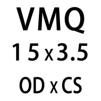 10ชิ้น/ล็อตแหวนซิลิโคนขาวซิลิโคน/Vmq โอริงซีลโอริงหนา3.5มม. Od13/15/17/ 20มม. แหวนรองน้ำมันปะเก็นเครื่องซักผ้า