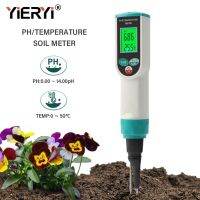 Yieryi New PH TEMP Soil Acidity Meter Tester 0.00~14.00 PH PH-2023 Digital Garden Measuring Tools for Potted Plants Flowers