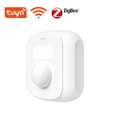 Tuya WiFi Zigbee Human Motion Sensor Smart Home PIR Motion Sensor เครื่องตรวจจับพร้อมเซ็นเซอร์วัดแสงฉากสวิตช์ฟังก์ชั่น Smart LIfe