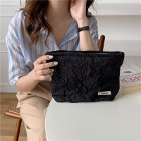 17192 French Style Elegant Embossed Cosmetic Bag Style Japanese And Korean Style Lipstick Change Storage Bag Mobile Phone Clutch Bag