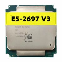 ใช้ Xeon E5 2697 V3โปรเซสเซอร์14-Core 2.60GHZ 35MB 22nm LGA 2011-3 TDP 145W CPU Gubeng