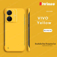 NIWINEE เคสสำหรับ VIVO T1 5G,ฝาหลังเคสแข็งบางพิเศษมีสีไร้ขอบ