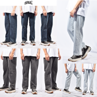 AUSAWALUK - กางเกงยีนส์ขายาว กางเกงขายาวผู้ชาย