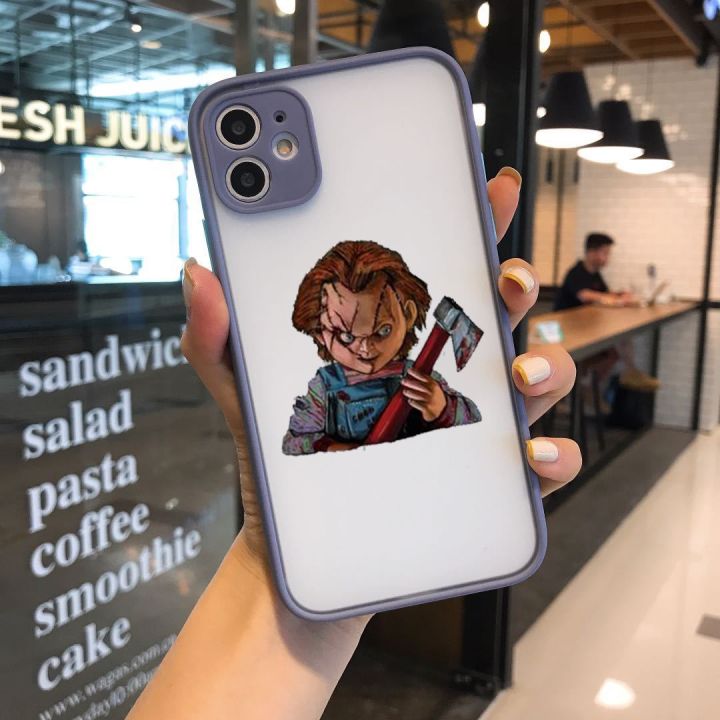 cold-noodles-chucky-คนดีกันกระแทกกรณีโทรศัพท์สำหรับ-iphone-11-12-pro-max-มินิ-xs-x-xr-7-8-6บวก-se2-13มินิเคลือบปกเปลือกสีลูกอม