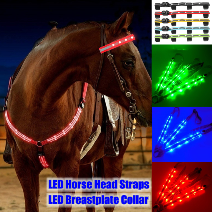 LED Luminous Harness Equestrian Supplies Horse Belt Horse Chest Belt