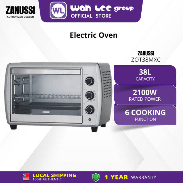 zanussi oven 38l