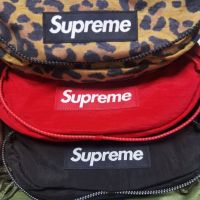 2023Supreme 20FW กระเป๋าคาดเอวพิมพ์ลายเสือดาวแบรนด์แฟชั่นกีฬากระเป๋าอานม้ากระเป๋าคาดอกแมทช์ลุคง่าย ins กระเป๋าสะพายไหล่สะพายข้าง