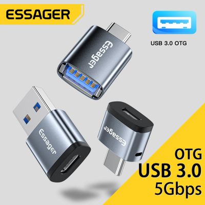 Essager USB Type C OTG Adapter Type-C USB-C Male To USB 3.0 Female Converter For Macbook Xiaomi mi Samsung USBC OTG Connector