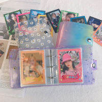 【 Cw】 Kawaii Bling Star 23นิ้ว Kpop Photocards เก็บหนังสือ3แหวน Binder การ์ดออแกไนเซอร์หนังสือเครื่องเขียนภาพมาใหม่ Albumhot