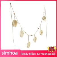 Simhoa Macrame Tassel Garland ศิลปะตกแต่งผนังสำหรับงานแต่งงานห้องนอนสำหรับเด็กเด็ก