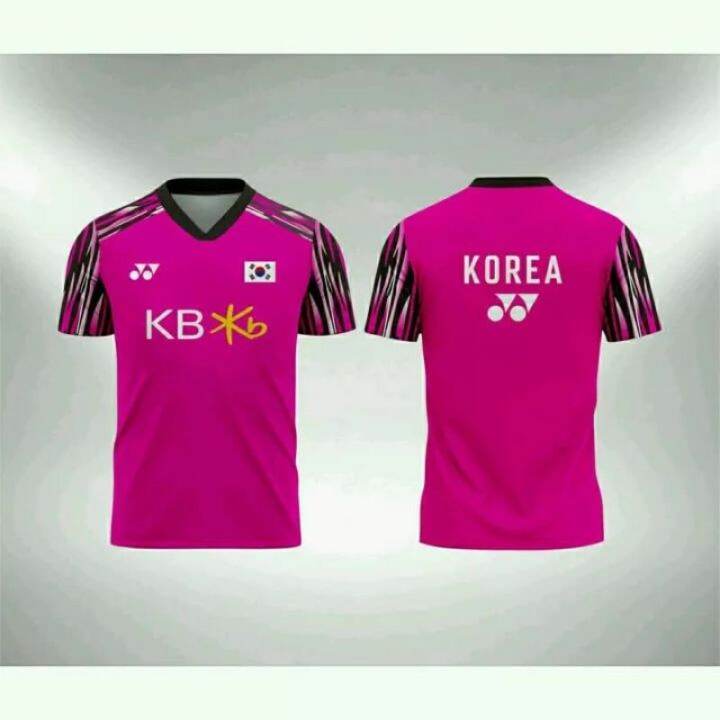 South Korean National Team Badminton Jersey Free NICKNAME CUSTOM Free