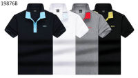 2023 New Original Hugo Boss Regular-Fit Short-sleeved Cotton Shirt Casual Fashion Mens Polo Sport Shirts M-3XL 2