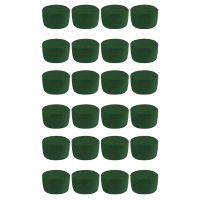 24 Pack DIY Flower Arrangement Kit Green Round Wet Floral Foam, Wedding Aisle Flowers, Party Decoration