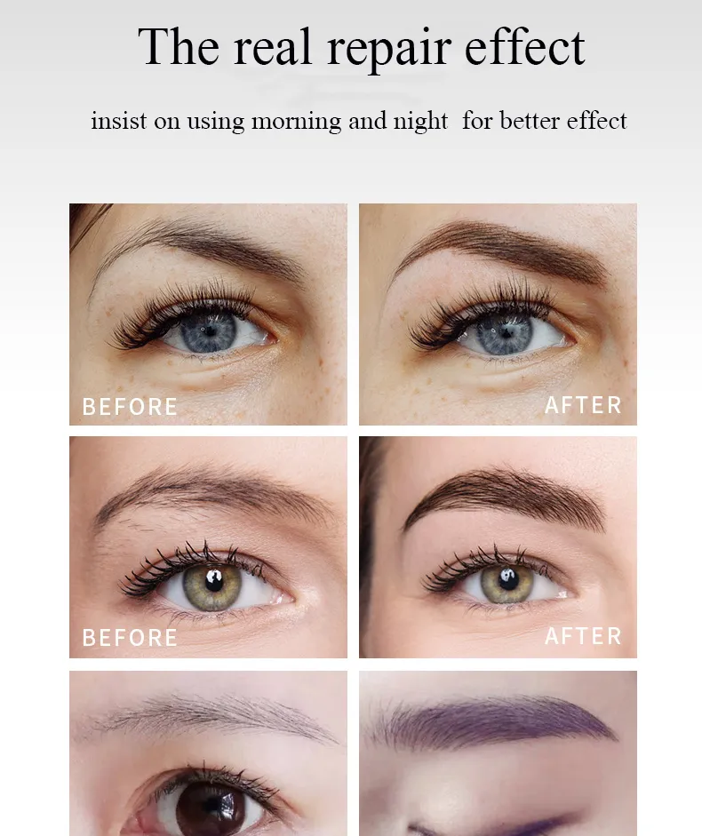 Eyebrow Growth Fluid With Natural Plant Extracts Quickly Promotes Dense Hair  Growth Mascara Eyelashes Growth Eyebrow Waterproof Long Lasting Castor Oil  For Eyelashes And Eyebrow Hair Growth Beard Growth Fluid Hair |