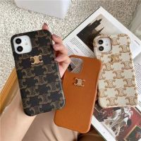 case iphone 11 เคสโทรศัพท์มือถือหนัง ลายโลโก้โลหะ สําหรับ iphone 13 pro max 12 pro max 11 pro max xs max xr 7 8plus