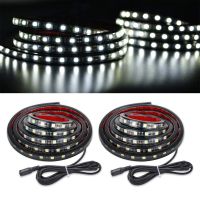 Mictuning หลอดโคมไฟสร้างบรรยากาศตกแต่งรถบรรทุกขนส่งสินค้า2ชิ้นหลอดไฟ Led สีขาว12V แต่งรถ