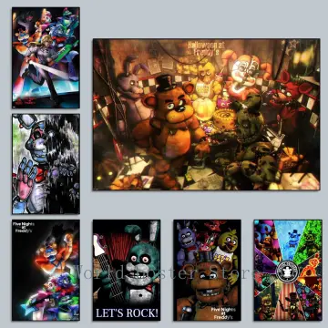 FNAF Five Nights at Freddy's Canvas Poster Art Decor