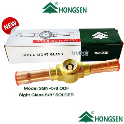 honngsen sight glass 5/8 กระจกตาแมว 5/8 แบบเชื่อม SOLDER Model SGN-5/8 ODF รุ่นเปิดฝาไม่ได้ SGN มีการปิดผนึกแบบ PTFE และซีลโอริง ฮองเซ็ง